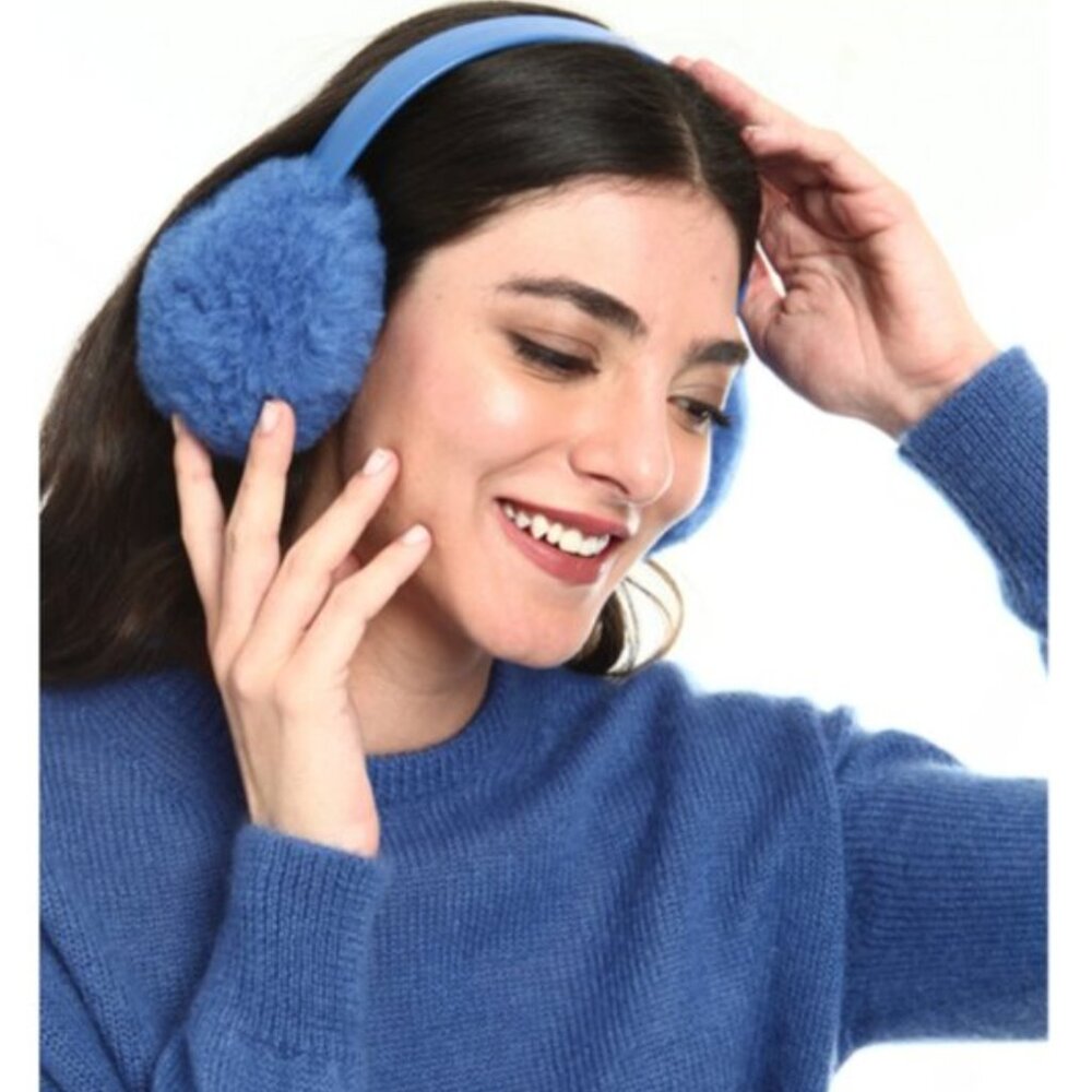 Max Mara Runway Teddy Fur Ear muffs